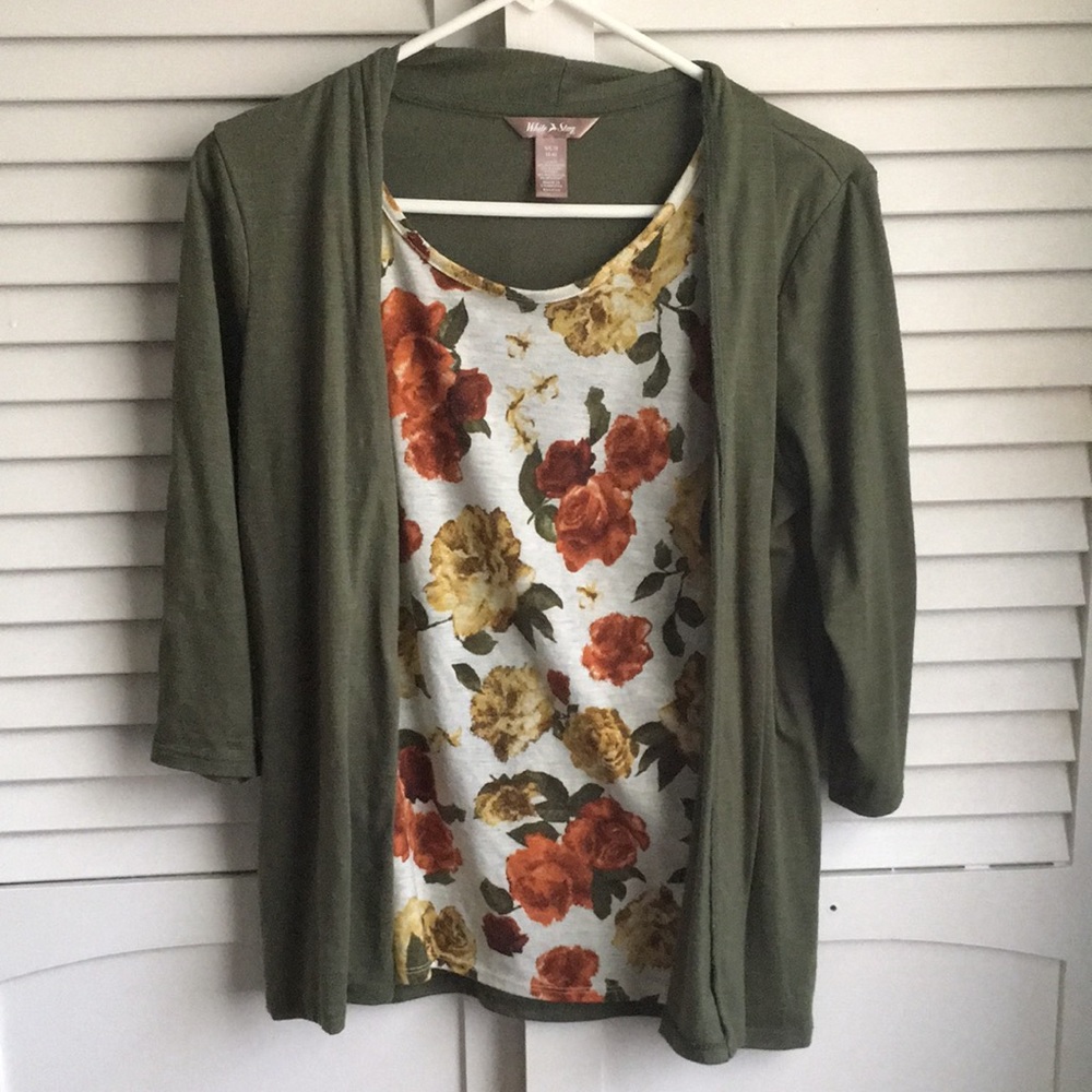Top & Cardigan | White Stag